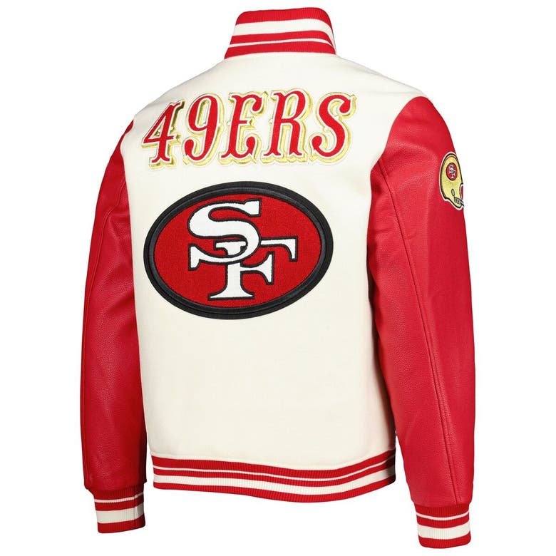 San Francisco 49ers Pro Standard Neutral Full-Zip Jacket - Cream