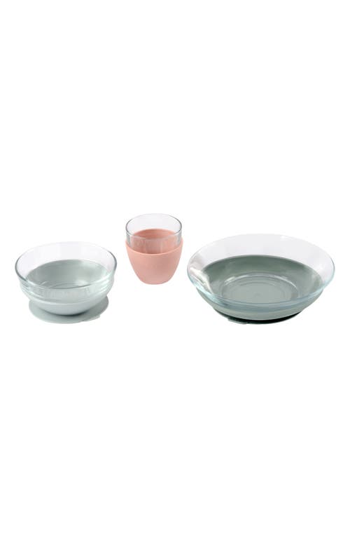 BEABA Glass Meal Set with Suction Pads in Eucalyptus at Nordstrom