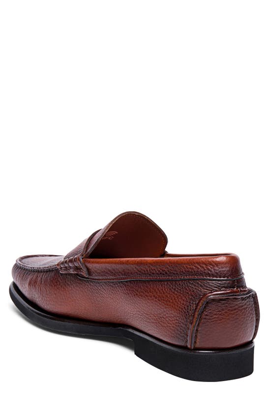 Shop Santoni Ikangia Penny Loafer In Brown