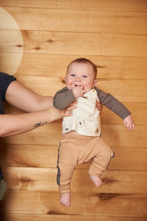 Shop Deux Par Deux Baby Boy's Organic Cotton Top With Pant Set Nougat With Printed Bears Face In Sesame