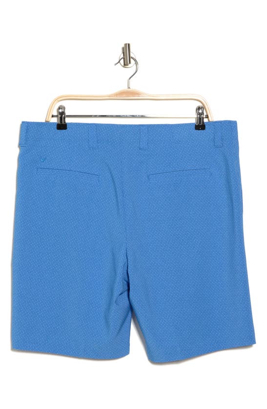 Shop Callaway Golf ® Smu Flat Front Shorts In Magnetic Blue