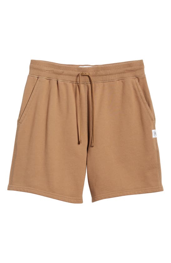 Shop Reigning Champ 6-inch Midweight Terry Shorts In Clay