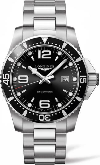 Longines HydroConquest Bracelet Watch 44mm Nordstrom