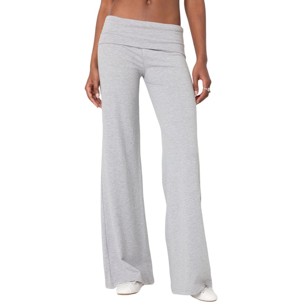 EDIKTED EDIKTED WIDE LEG FOLDOVER PANTS