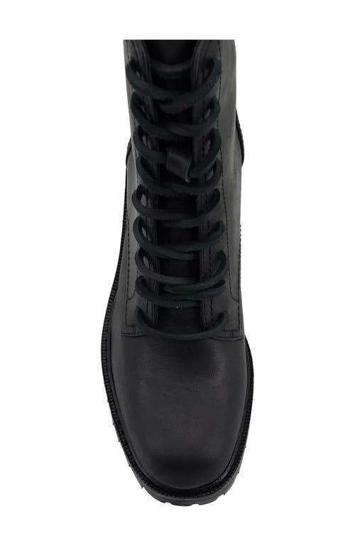 Artisan Crafted By Zigi Semi High Lace-up Boot In Black Leather