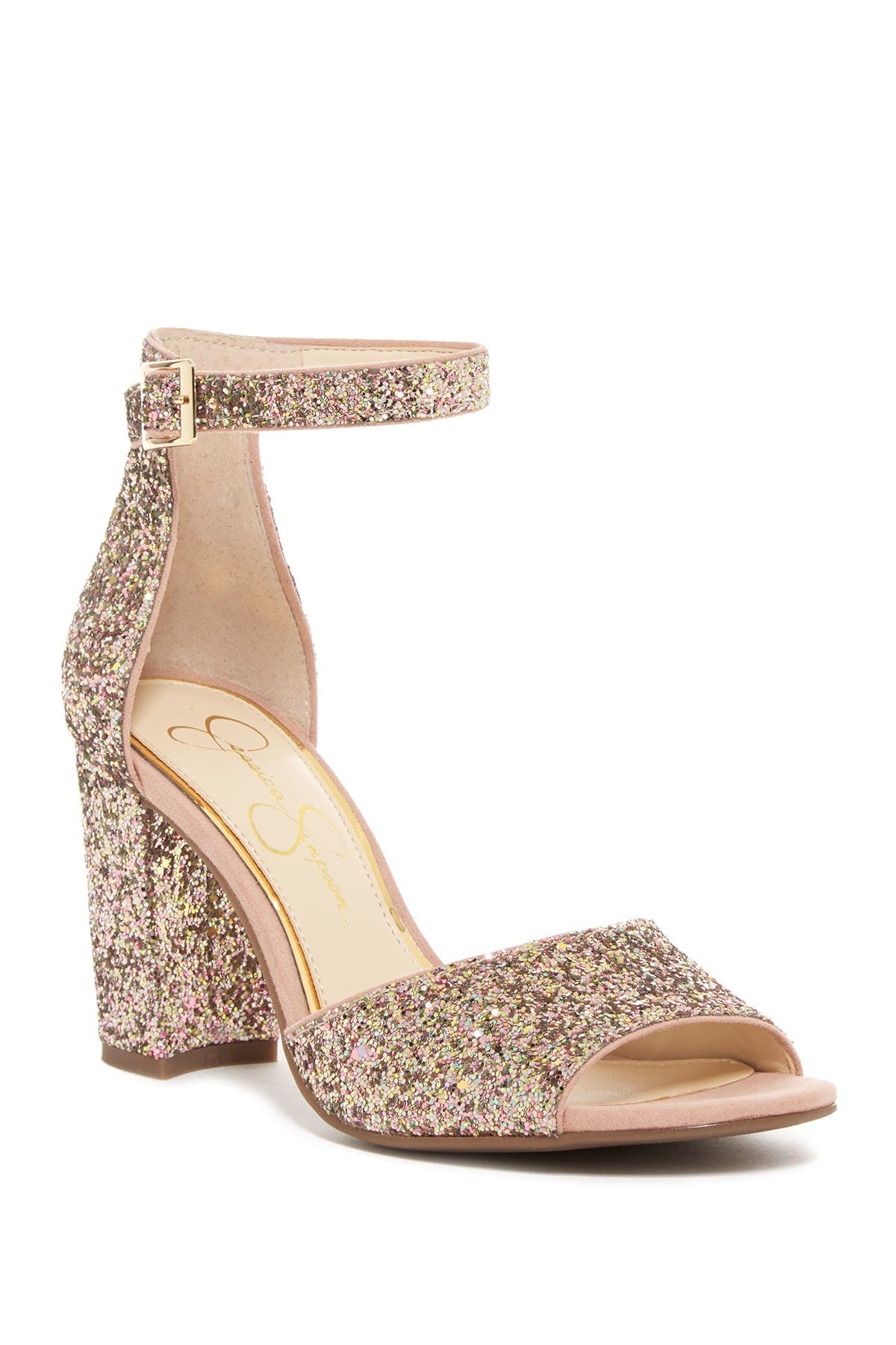 jessica simpson glitter heels