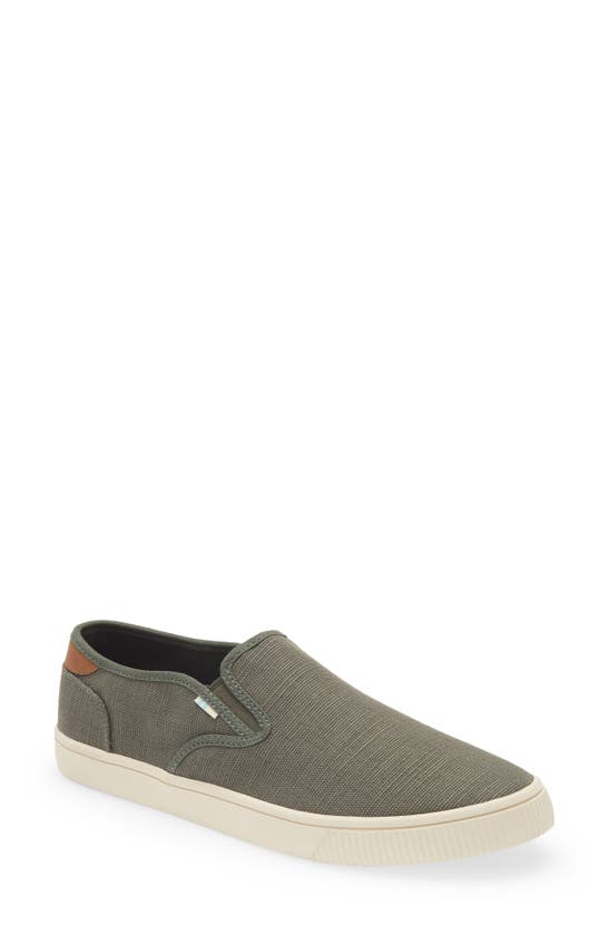 Toms Baja Slip-on In Medium Green