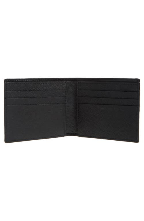 Shop Off-white Basketball Leather Bifold Wallet In Black - White