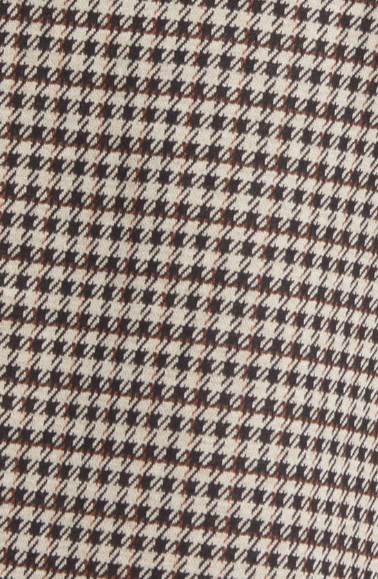 Wit & Wisdom 'ab'solution Houndstooth Ponte Utility Skirt In Taupe/ Black