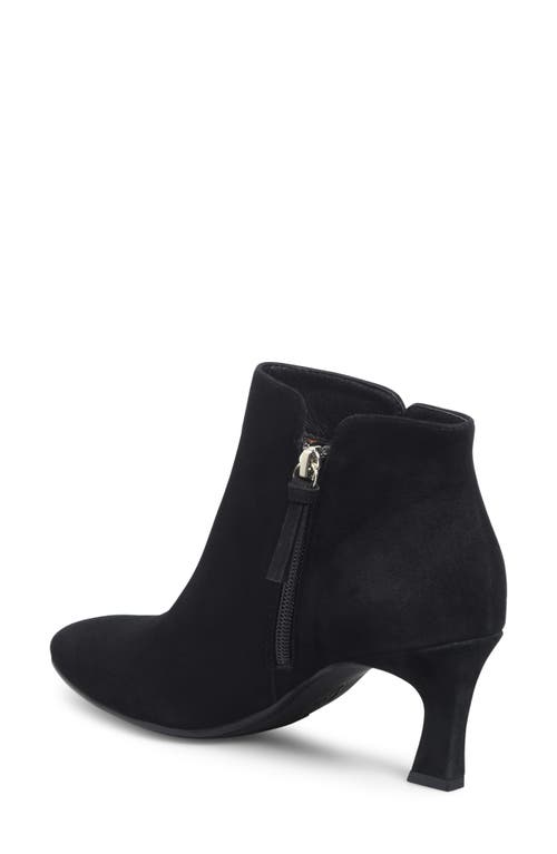 Söfft Sasha Water Resistant Bootie In Black Suede