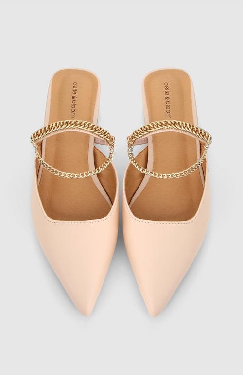 Belle & Bloom On The Go Leather Flat - Sand In Beige