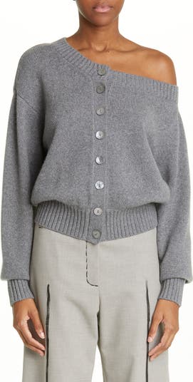 One shoulder 2025 cashmere sweater