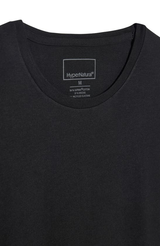 Shop Hypernatural Topanga Performance T-shirt In Black Beauty