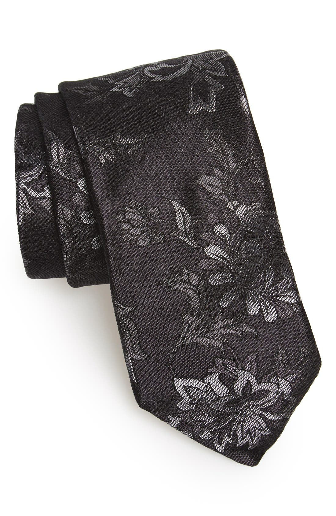 Ted Baker London 'Ominous' Floral Silk Tie Nordstrom