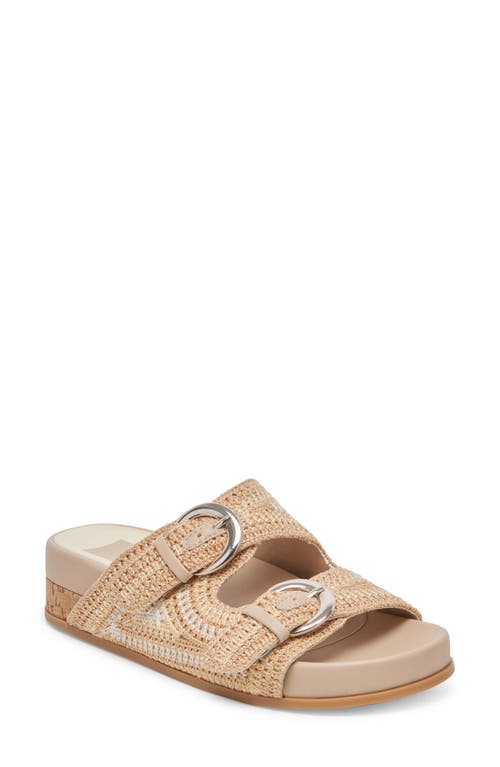 Shop Dolce Vita Ralli Wedge Sandal In Natural Multi Knit