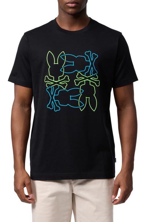 Rodman Pima Cotton Graphic T-Shirt in Black