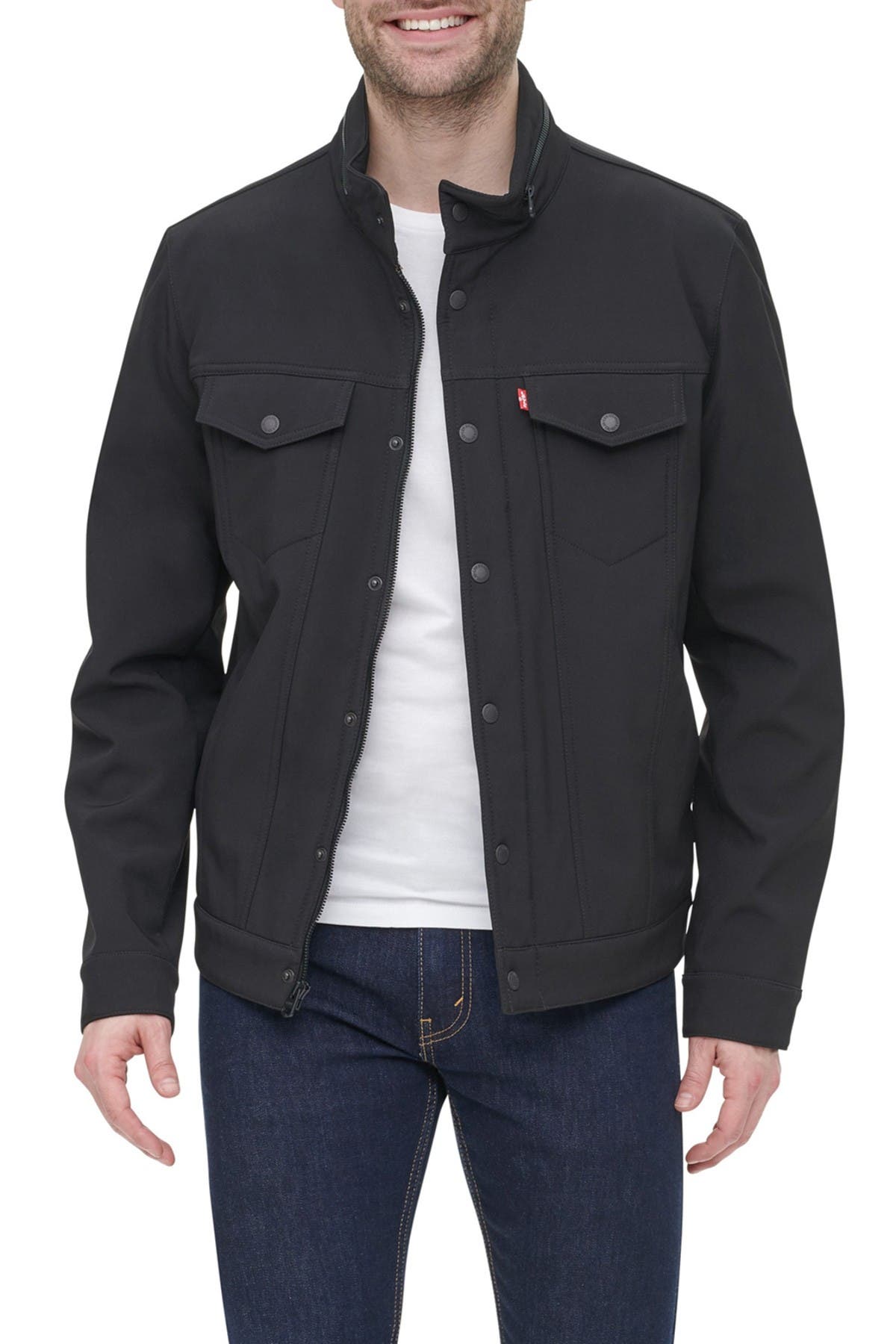 levi's high neck commuter jacket