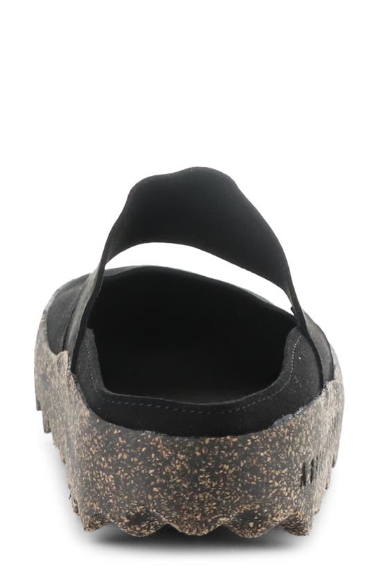 Shop Asportuguesas By Fly London Cana Slide Sandal In Black Eco Faux Suede