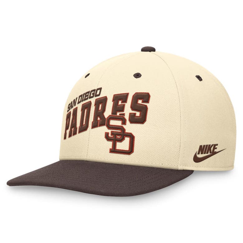 Nike San Diego Padres Rewind Cooperstown Pro  Men's Dri-fit Mlb Adjustable Hat In Brown
