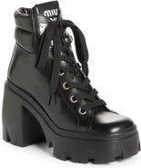 Miu miu discount combat booties