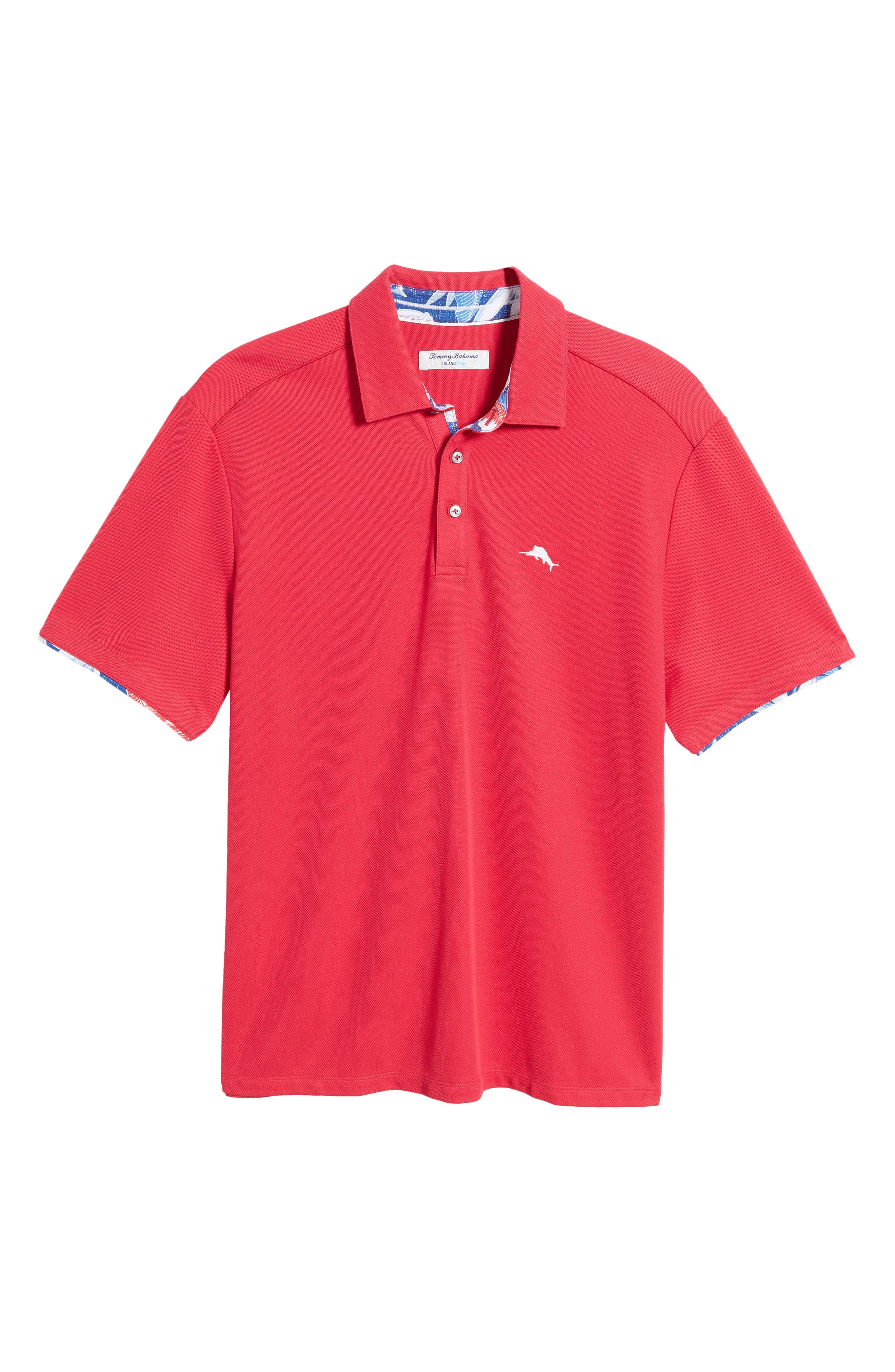 Tommy Bahama Gray Boston Red Sox IslandZone Pineapple Palm Coast Polo