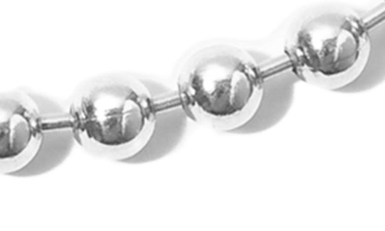 Shop Miranda Frye Manhattan Ball Chain Necklace In Silver