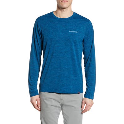 Patagonia Capilene Cool Daily Long Sleeve T-Shirt, Blue