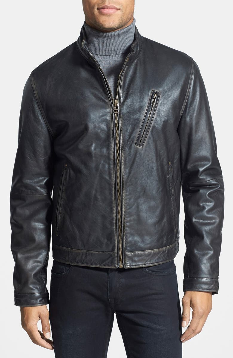Andrew Marc 'Radford' Leather Moto Jacket | Nordstrom