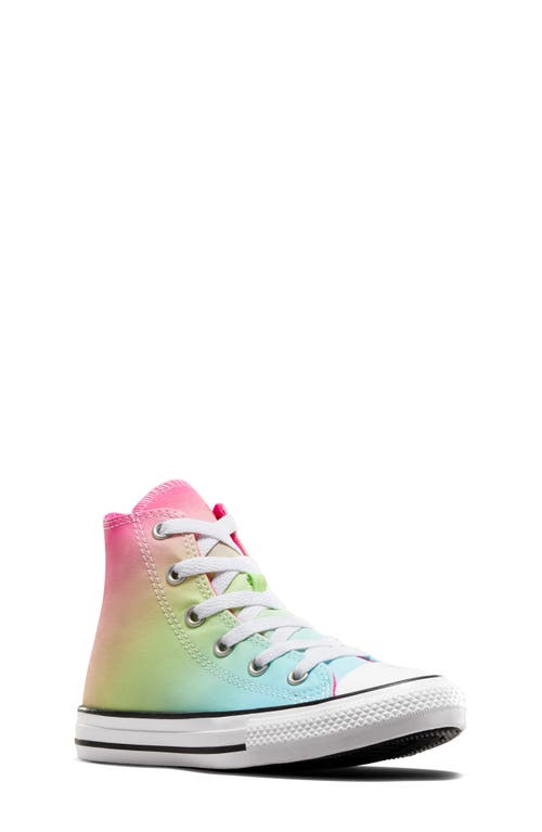 Converse Kids' Chuck Taylor® All Star® High Top Sneaker In Triple Cyan/chaos Fuchsia