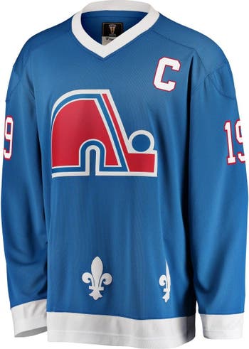Quebec Nordiques White Jersey NHL Fan Apparel & Souvenirs for sale