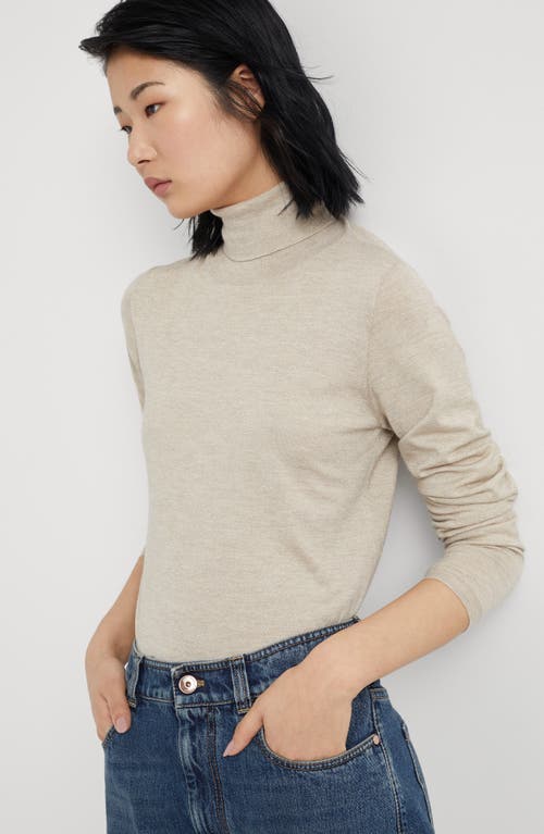 Shop Brunello Cucinelli Lightweight Sweater In Desert