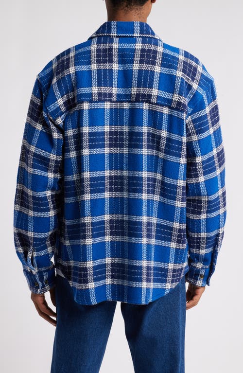 Obey Bigwig Picture Plaid Cotton Button-up Shirt In Limoges Multi