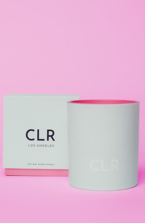 Clr Pink Scented Candle In Pink