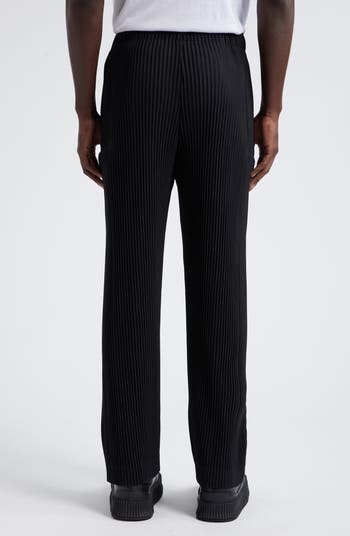 Homme Plissé Issey Miyake Unfold Pleated Straight Leg Pants 