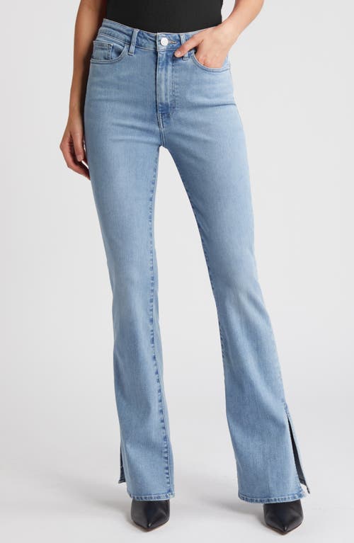 Shop Frame Le Mini Boot Split Hem Bootcut Jeans In Babitz