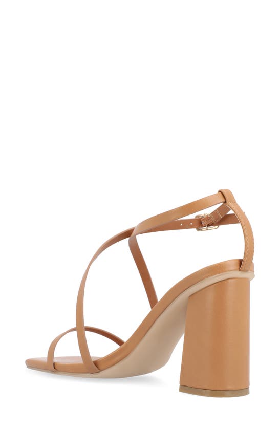 Journee Collection Tru Comfort Foam Lenorra Strappy Sandal In Tan