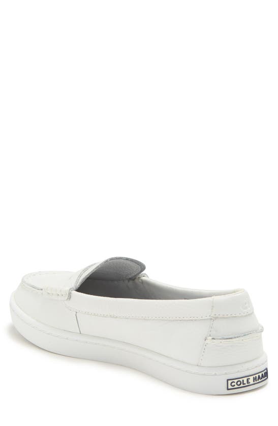 Shop Cole Haan Nantucket Penny Loafer In White Pebb