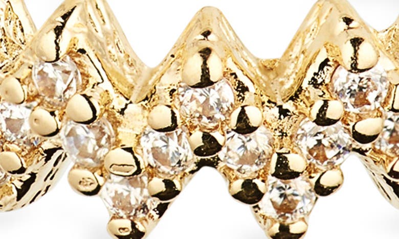 Child Of Wild Cubic Zirconia Star Ear Cuff In Gold