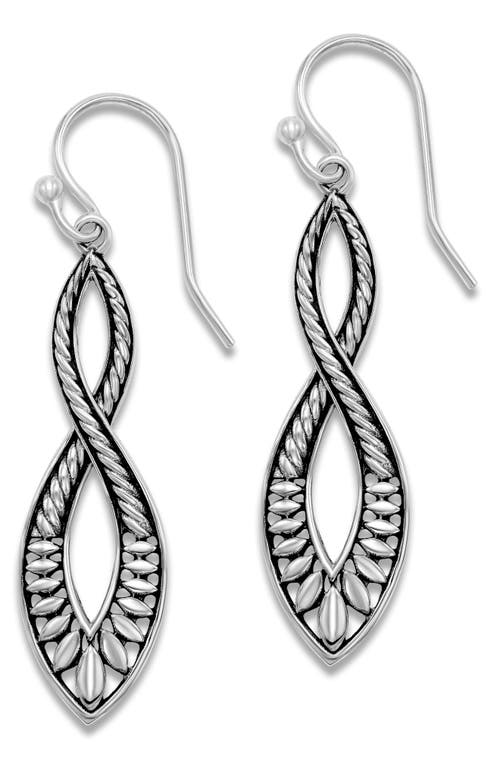Samuel B. Woven Drop Earrings In Silver
