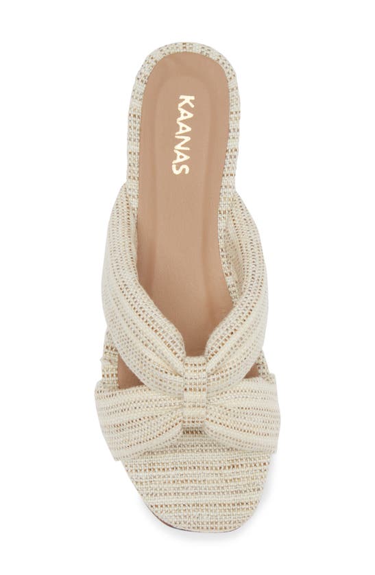 Shop Kaanas Pacifico Slide Sandal In Ivory