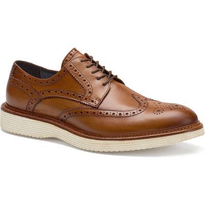 Trask Rogan Wingtip, Brown