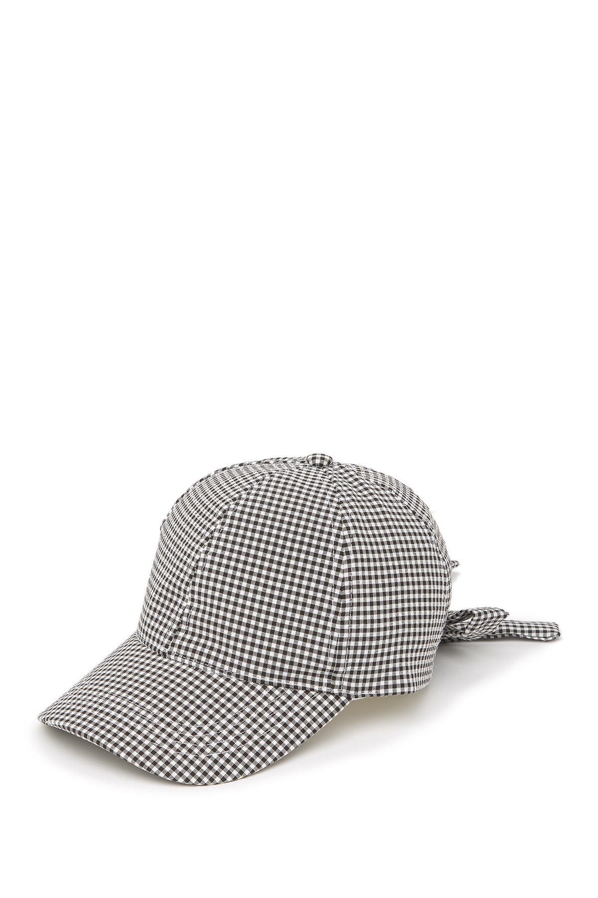 tie back baseball cap