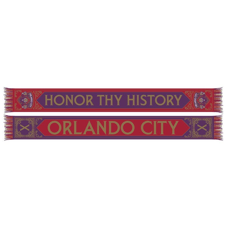 Shop Ruffneck Scarves Red Orlando City Sc 2024 Jersey Hook Scarf