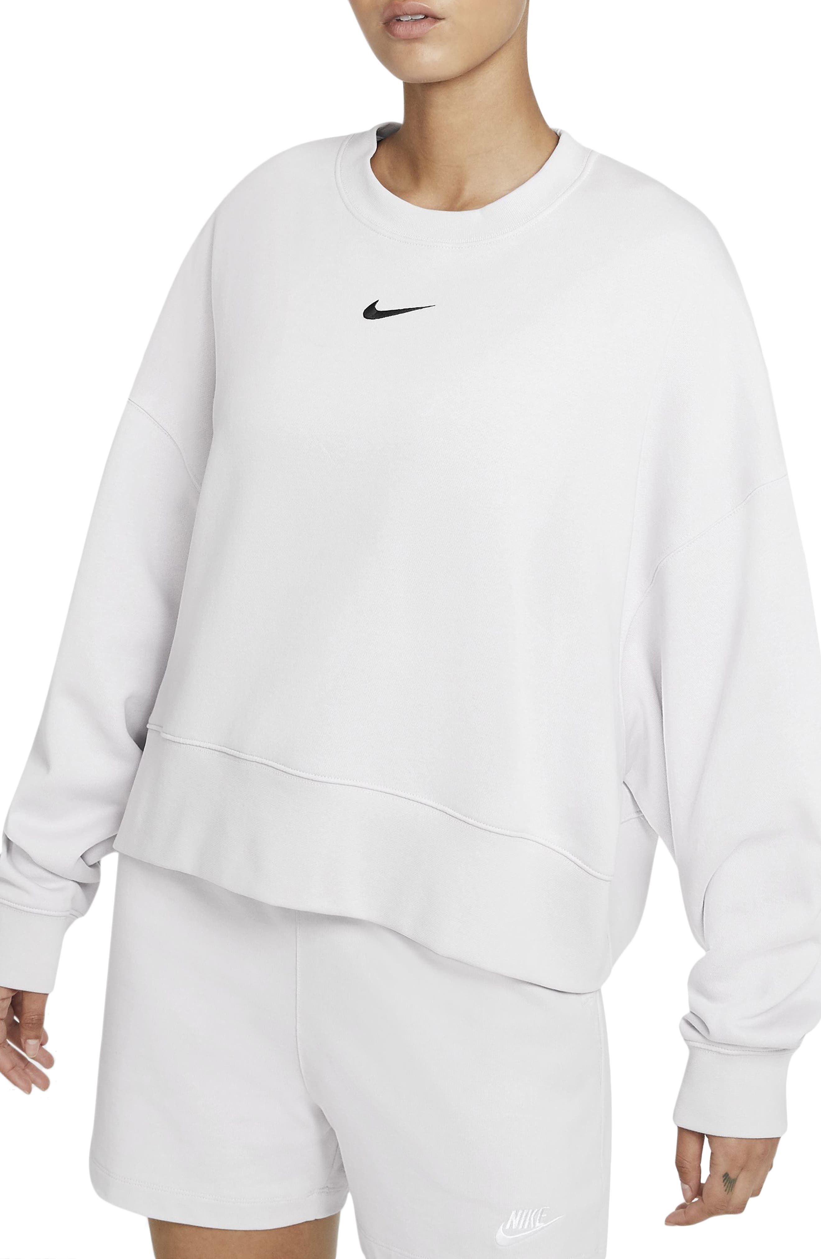 long white sweatshirt