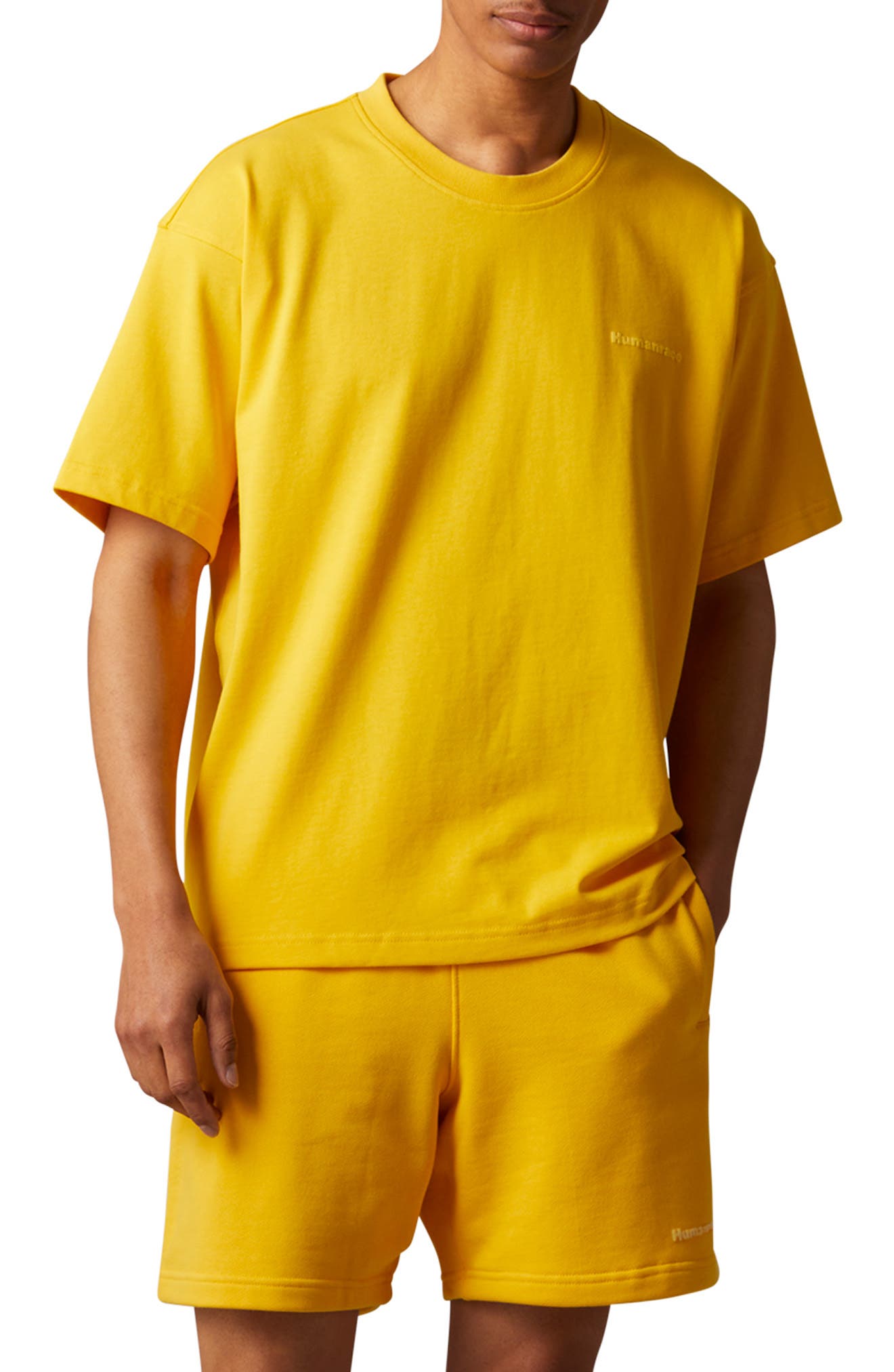 yellow basic t shirt