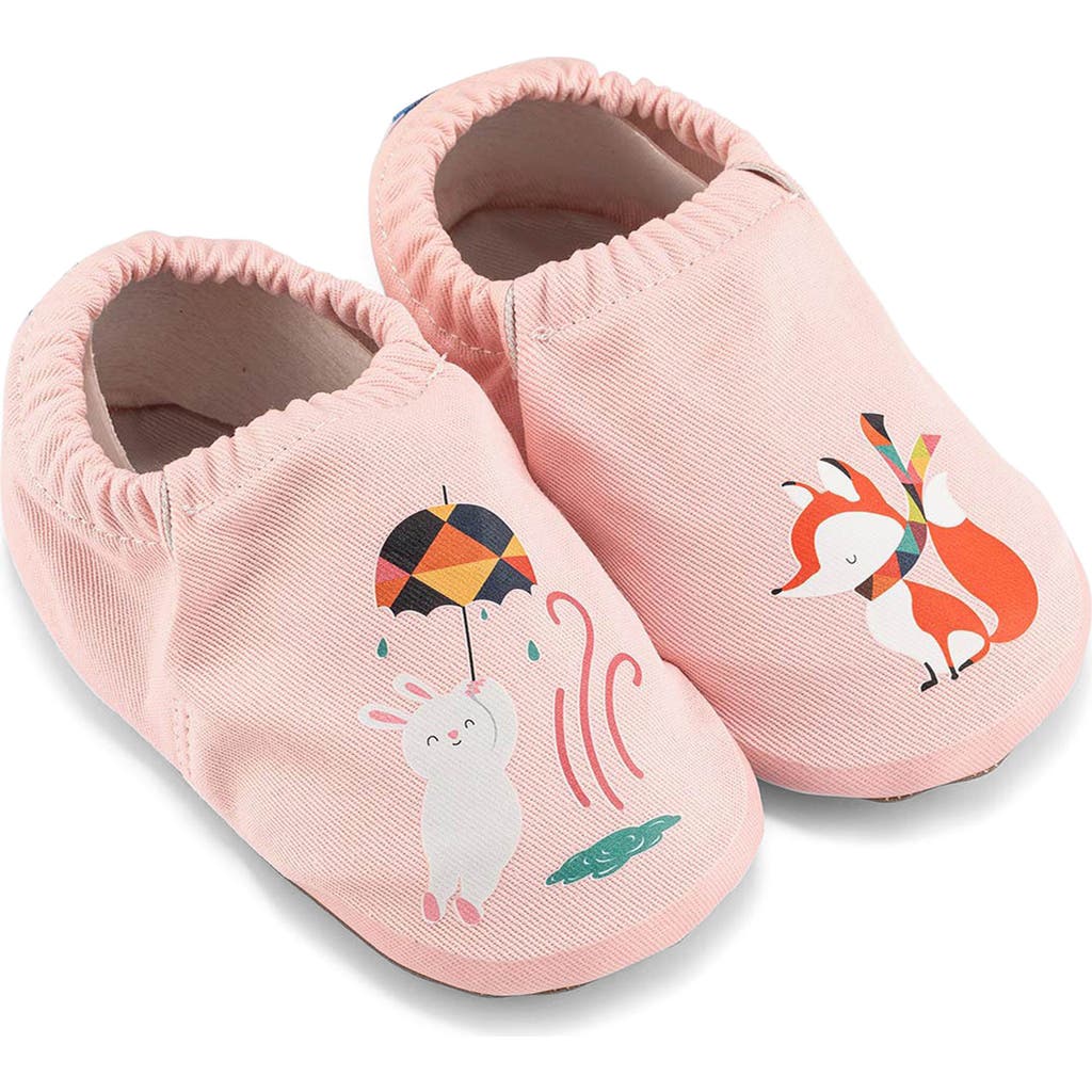 Hopfrög Kids Kids' Jack Rabbit Barefoot Slip-on Shoe In Powder Pink