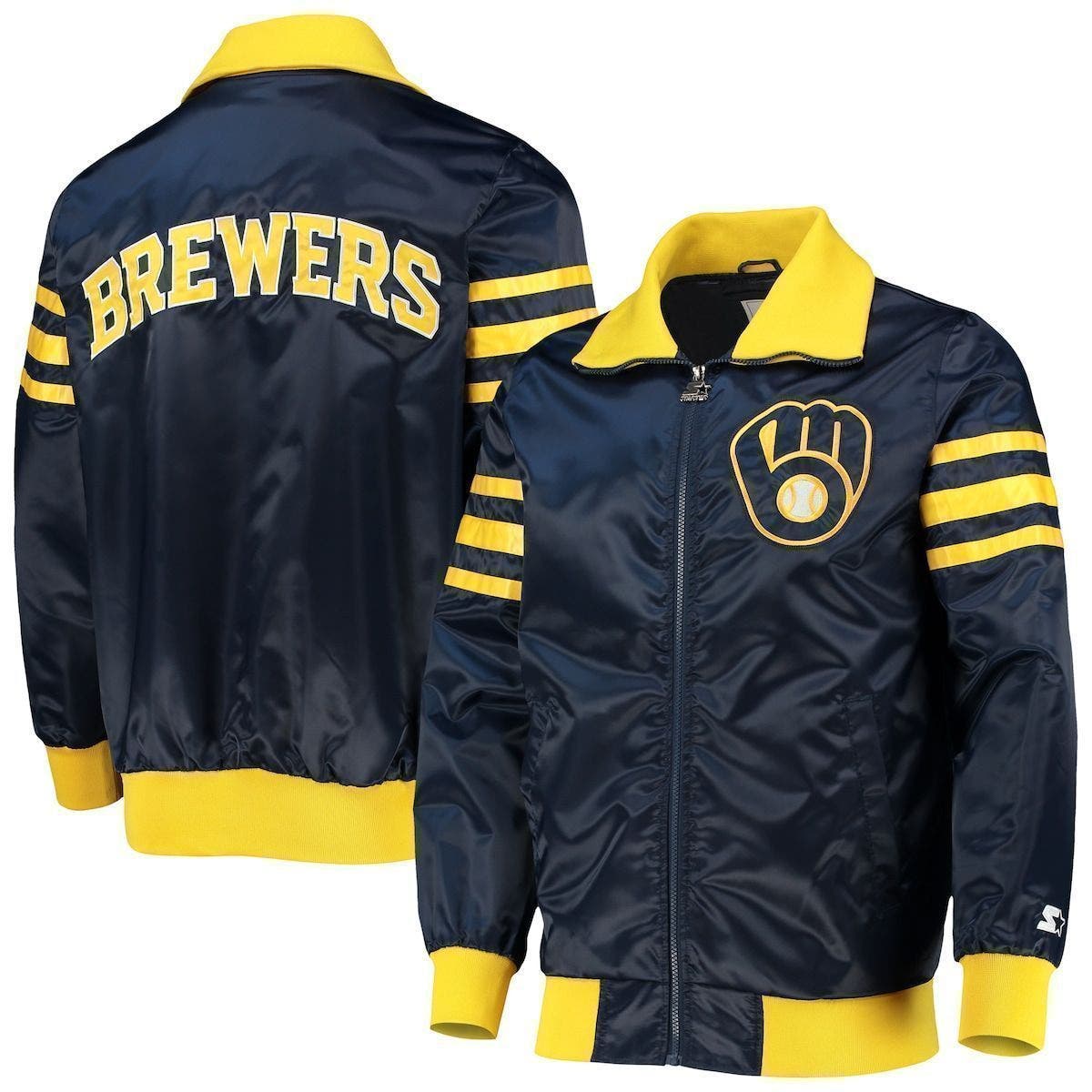 Starter Navy Milwaukee Brewers 
