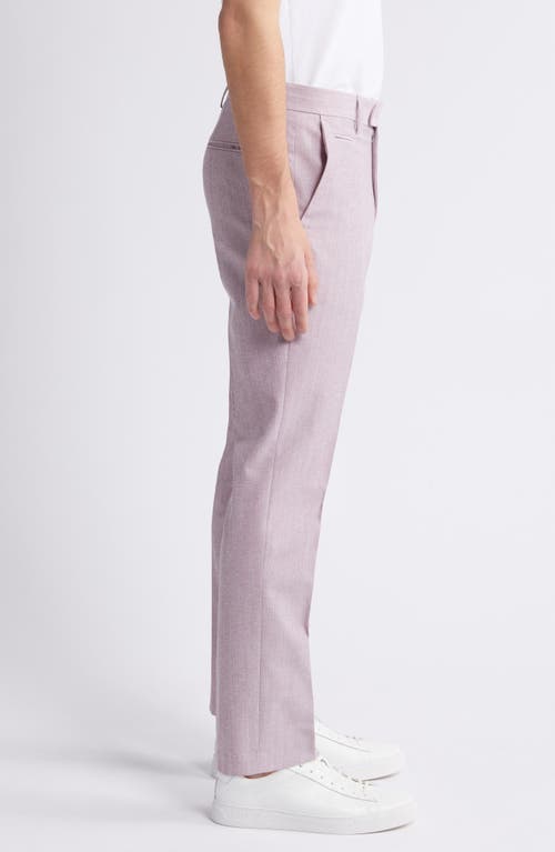 Shop Hugo Boss Boss Genius Dress Pants In Dark Red