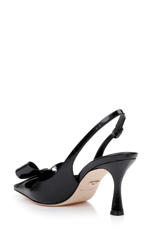 Shop Dee Ocleppo Coronado Slingback Pump In Black Leather