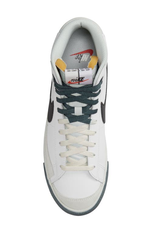 Shop Nike Blazer Mid '77 Premium Sneaker In White/black/deep Jungle